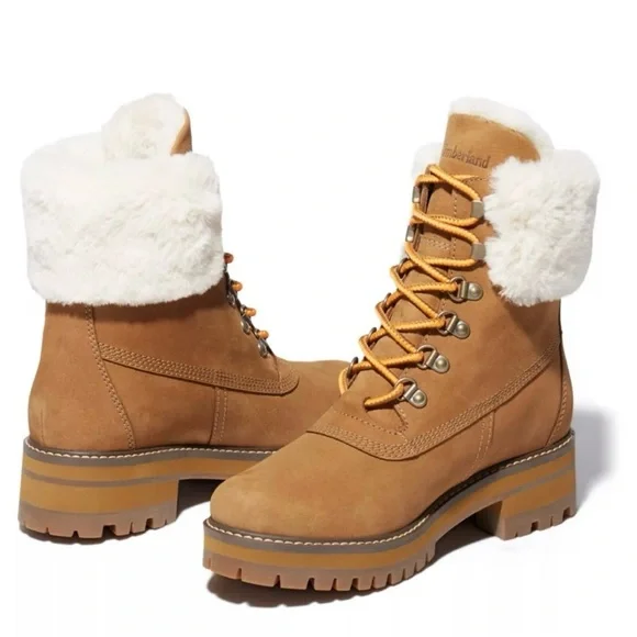 Timberland Courmayeur Valley Shearling Ankle Boots - Picture 6 of 14